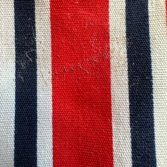 Vtg 60’s/70’s Permanent Press Women’s Red White Blue Striped Vest 15/16 Japan - Picture 6 of 6